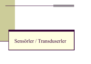 Sensörler / Transduserler