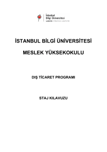 istanbul bilgi üniversitesi meslek yüksekokulu