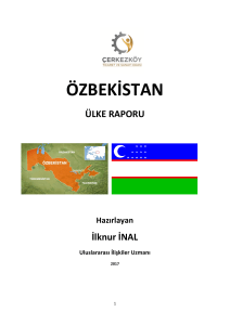 özbekistan - Çerkezköy Ticaret ve Sanayi Odası