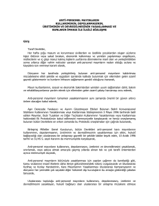 Anti-Personnel Mine Ban Convention - Turkish