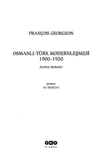 osmanlı-türk modernleşmesi