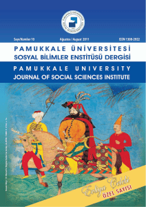 PAUSBED - Pamukkale University Journal of Social