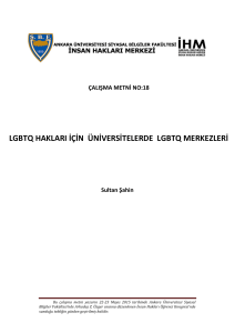 LGTBQ Hakları İçin Üniversitelerde LBGTQ Merkezleri