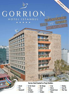 Gorrion Hotel İstanbul`a taşıdı