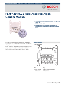 FLM‑420‑RLV1 Röle Arabirim Alçak Gerilim Modülü