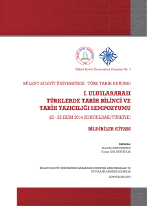 ı. uluslararası türklerde tarih bilinci ve tarih yazıcılığı