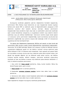 2009 MKK Genel Mektup
