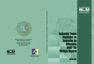 2007 Türkiye Ulusal Uyuşturucu Raporu TUBİM (Türkçe)