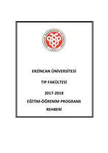 erzincan üniversitesi tıp fakültesi 2017-2018 eğitim