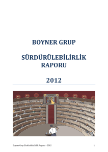 boyner grup sürdürülebilirlik raporu 2012