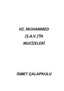 HZ. MUHAMMED (S.A.V.)`İN MUCİZELERİ