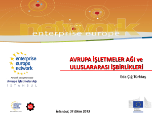 Enterprise Europe Network and International Cooperations