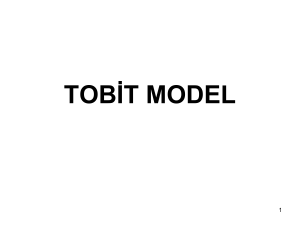 TOBİT MODELLER