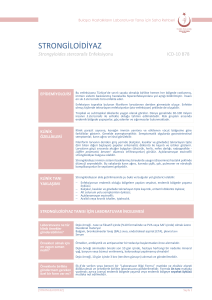 Strongiloidiyaz [Strongyloides stercoralis enfeksiyonu]