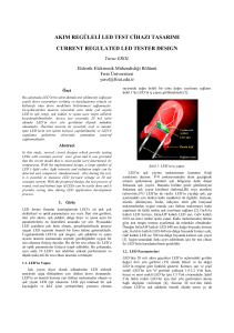 akım regüleli led test cihazı tasarımı current regulated led