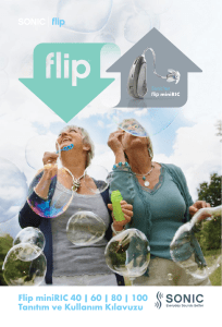 Flip miniRIC 40 | 60 | 80 | 100 Tanıtım ve Kullanım Kılavuzu