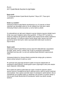 Informationen zur Landtagswahl 2017 - Türkisch