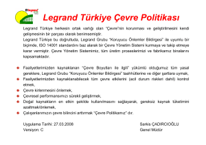 Legrand Türkiye Çevre Politikası