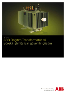 ABB Dağıtım Transformatörleri Sürekli işbirliği için