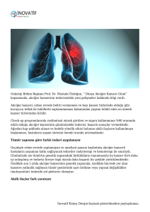 Akciğer Kanseri Tedavisinde Akıllı İlaç Dönemi