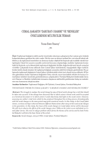 001-006 icindekiler_Layout 1 - Yeni Türk Edebiyatı Araştırmaları