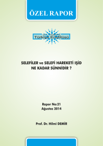 Selefiler ve Selefi Hareketi IŞİD Ne Kadar Sünnidir?