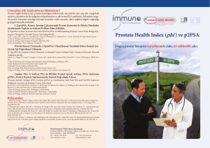 Prostate Health Index (phi ) ve p2PSA