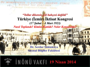 1923 Türkiye(izmir) İktisat Kongresi