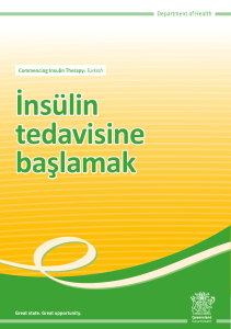 Commencing Insulin Therapy: Turkish
