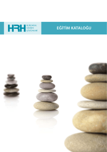 Eğitim Kataloğu - HRH Kurumsal Gelişim Çözümleri