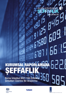 Borsa İstanbul BİST-100 Endeksi Şirketleri Üzerine Bir Araştırma
