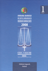 Hukuk Kurultayı 2008 Cilt I