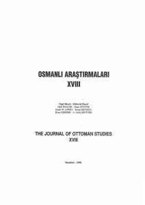 (1794-1795) ve Osmanlı Devleti Hakkındaki Görüşleri