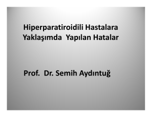 Paratiroid Samsun - Prof. Dr. Semih Aydıntuğ