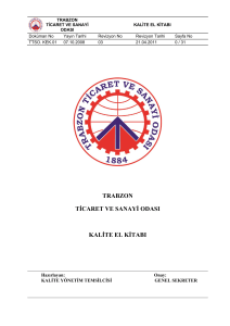 TTSO El Kitabı - Trabzon Ticaret ve Sanayi Odası