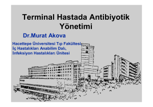 Terminal Hastada Antibiyotik Yönetimi