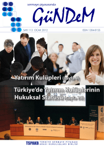 Yatırım Kulüpleri - Türkiye Sermaye Piyasaları Birliği