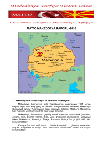 matto makedonya raporu -2016 - Makedonya Türkiye Ticaret Odası