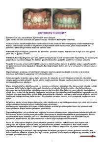 Ortodonti Nedir 1