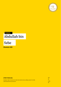 [Tahlil] - Ebubekir Sifil - Abdullah Bin Sebe - Sahn