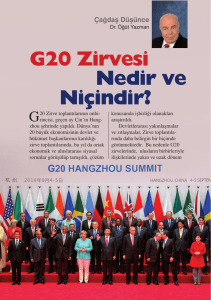 G20 Zirvesi Nedir ve Niçindir?