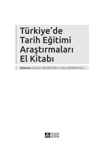 Türkiye`de Tarih Eğitimi Araştırmaları El Kitabı