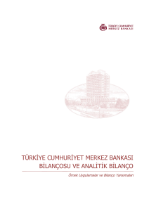 türkiye cumhuriyet merkez bankası bilançosu ve analitik