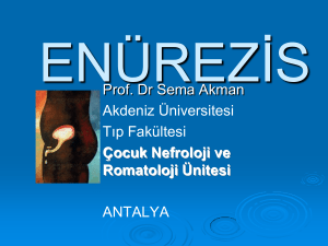 Prof. Dr Sema Akman Akdeniz Üniversitesi Tıp Fakültesi Çocuk