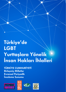 Türkiye`de LGBT Yurttaşlara Yönelik İnsan Hakları