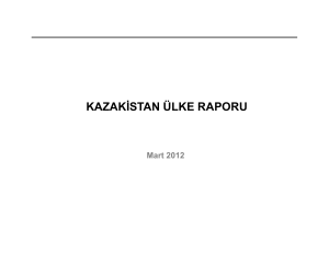kazakistan ülke raporu