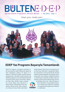 EDEP Yaz Programı Başarıyla Tamamlandı
