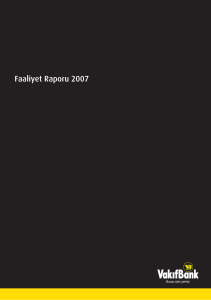 2007 Faaliyet Raporu