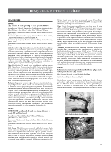hemşirelik poster bildiriler - Türk Göğüs Kalp Damar Cerrahisi Dergisi