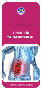 Omurilik Yaralanmaları - Sakarya Üniversitesi Eğitim ve Araştırma